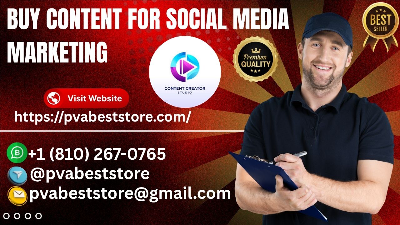 Buy Content for Social Media Marketing
