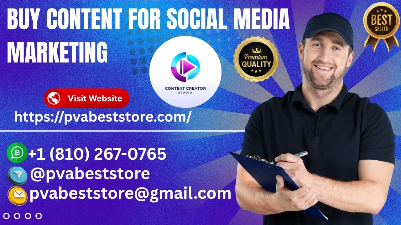 Buy Content for Social Media Marketing