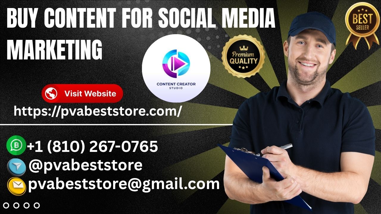 Buy Content for Social Media Marketing